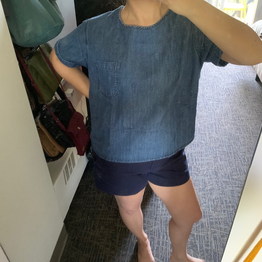 Urban Outfitters Silence + Noise chambray top